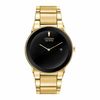 Thumbnail Image 1 of Men's Citizen Eco-Drive® Axiom Gold-Tone Watch with Black Dial (Model: AU1062-56E)