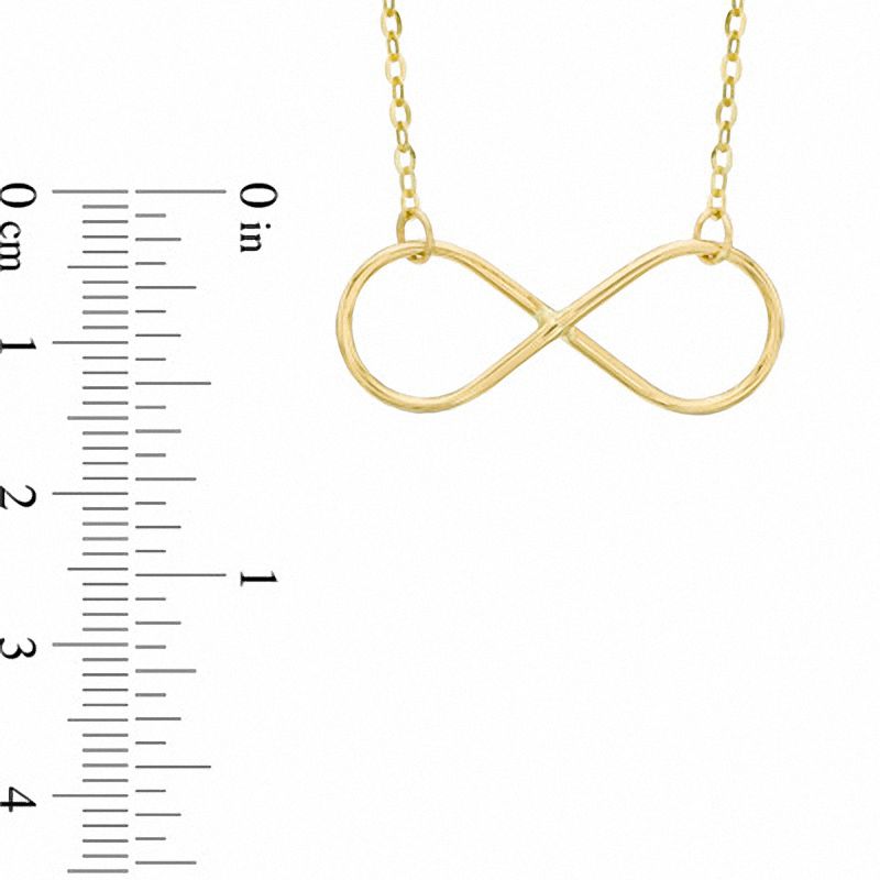 Infinity Necklace in 10K Gold