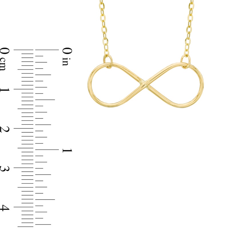Infinity Necklace in 10K Gold
