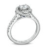 Thumbnail Image 1 of Vera Wang Love Collection 0.95 CT. T.W. Diamond Swirl Frame Engagement Ring in 14K White Gold