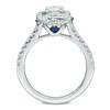 Thumbnail Image 3 of Vera Wang Love Collection 0.95 CT. T.W. Diamond Swirl Frame Engagement Ring in 14K White Gold