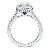 Thumbnail Image 2 of Vera Wang Love Collection 0.95 CT. T.W. Diamond Swirl Frame Engagement Ring in 14K White Gold