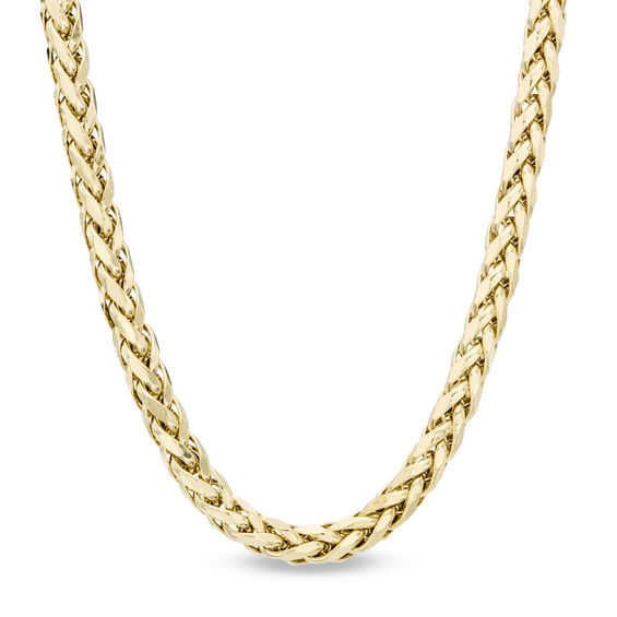 Peoples 10K Gold Wheat Chain Necklace