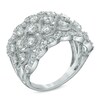 Thumbnail Image 2 of 1.50 CT. T.W. Diamond Lattice Cluster Band in 10K White Gold