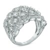 Thumbnail Image 1 of 1.50 CT. T.W. Diamond Lattice Cluster Band in 10K White Gold