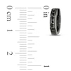 Thumbnail Image 2 of 0.23 CT. T.W. Black Diamond Hoop Earrings in Sterling Silver with Black Rhodium