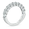 Thumbnail Image 2 of White Lab-Created Sapphire Anniversary Band in Sterling Silver