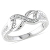 Thumbnail Image 1 of Diamond Accent Infinity Rope Ring in Sterling Silver