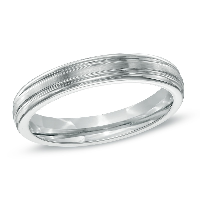 Main Image 1 of 4.0mm Comfort Fit Cobalt Wedding Band - Size 10