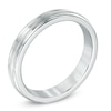 Men's 4.0mm Comfort Fit Cobalt Wedding Band - Size 10