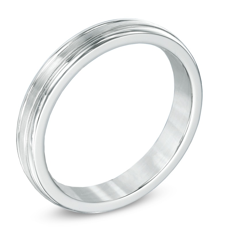 Main Image 2 of 4.0mm Comfort Fit Cobalt Wedding Band - Size 10