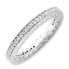 Thumbnail Image 0 of Stackable Expressions™ 0.35 CT. T.W. Diamond Eternity Band in Sterling Silver