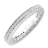 Thumbnail Image 1 of Stackable Expressions™ 0.35 CT. T.W. Diamond Eternity Band in Sterling Silver