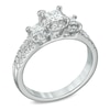 Thumbnail Image 1 of Celebration Canadian Ideal 1.00 CT. T.W. Princess-Cut Diamond Ring in 14K White Gold (I/I1)