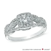 Thumbnail Image 0 of Celebration Canadian Ideal 0.70 CT. T.W. Diamond Frame Vintage-Style Engagement Ring in 14K White Gold (I/I1)
