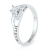 Thumbnail Image 1 of Diamond Accent Promise Ring in Sterling Silver (2 Names)