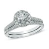 Thumbnail Image 0 of 1.00 CT. T.W. Diamond Frame Bridal Set in 14K White Gold