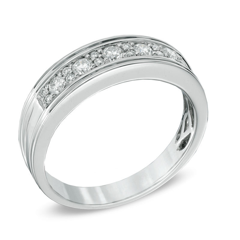 CT. T.W. Diamond Band in 10K White Gold