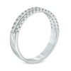 Thumbnail Image 1 of 0.25 CT. T.W. Diamond Edge Anniversary Band in 14K White Gold