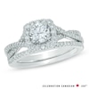 Thumbnail Image 0 of Celebration Canadian Lux® 1.00 CT. T.W. Diamond Bridal Set in 18K White Gold (I/SI2)