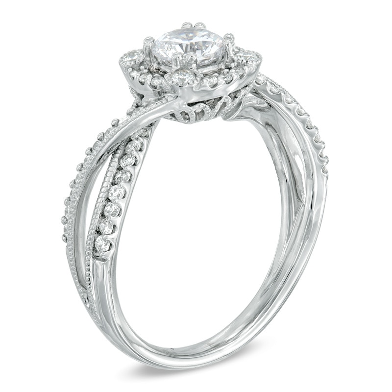 Celebration Canadian Lux® 1.00 CT. T.W. Diamond Engagement Ring in 18K White Gold (I/SI2)