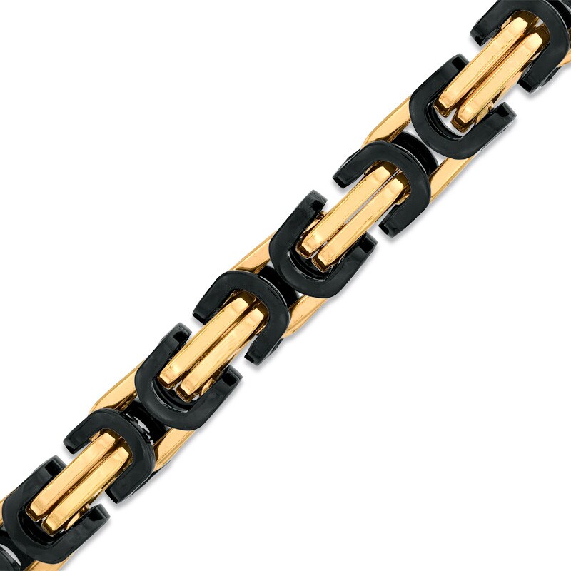 Main Image 1 of Bracelet in Two-Tone Stainless Steel - 9.0"