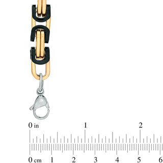 Men's Bracelet in Two-Tone Stainless Steel - 9.0"
