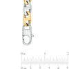 Men's Link Chain Necklace and Bracelet Set in Two-Tone Stainless Steel - 24"