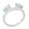 Thumbnail Image 2 of 0.33 CT. T.W. Diamond Collar Solitaire Enhancer in 10K White Gold