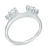 Thumbnail Image 1 of 0.33 CT. T.W. Diamond Collar Solitaire Enhancer in 10K White Gold