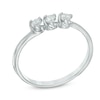 Thumbnail Image 1 of 0.20 CT. T.W. Diamond Three Stone Promise Ring in 10K White Gold