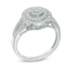 Thumbnail Image 2 of 0.50 CT. T.W. Diamond Frame Cluster Ring in 10K White Gold