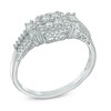 Thumbnail Image 2 of 0.33 CT. T.W. Quad Diamond Frame Engagement Ring in 10K White Gold