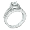 Celebration Canadian Lux® 1.10 CT. T.W. Diamond Bridal Set in 18K White Gold (I/SI2)