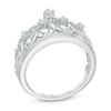 Thumbnail Image 2 of Diamond Accent Heart Crown Ring in Sterling Silver