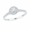 Thumbnail Image 1 of 0.50 CT. T.W. Diamond Frame Bridal Set in 10K White Gold