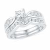Thumbnail Image 0 of 1.00 CT. T.W. Diamond Bridal Set in 10K White Gold