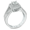 Celebration Canadian Lux® 1.00 CT. T.W. Princess-Cut Diamond Ring in 18K White Gold (I/SI2)
