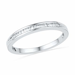 CT. T.W. Diamond Square Frame Bridal Set in 10K White Gold