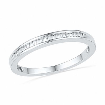 CT. T.W. Diamond Square Frame Bridal Set in 10K White Gold