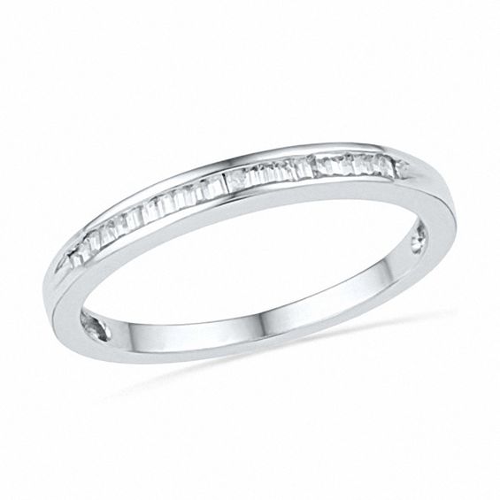 CT. T.W. Diamond Square Frame Bridal Set in 10K White Gold