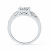 Thumbnail Image 2 of 0.25 CT. T.W. Diamond Cluster Promise Ring in 10K White Gold