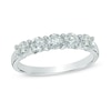 1.00 CT. T.W. Canadian Certified Diamond Five Stone Band in 14K White Gold (I/I3)