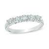 Thumbnail Image 1 of 1.00 CT. T.W. Canadian Certified Diamond Five Stone Band in 14K White Gold (I/I3)