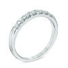 0.25 CT. T.W. Certified Canadian Diamond Seven Stone Anniversary Band in 14K White Gold (I/I3)