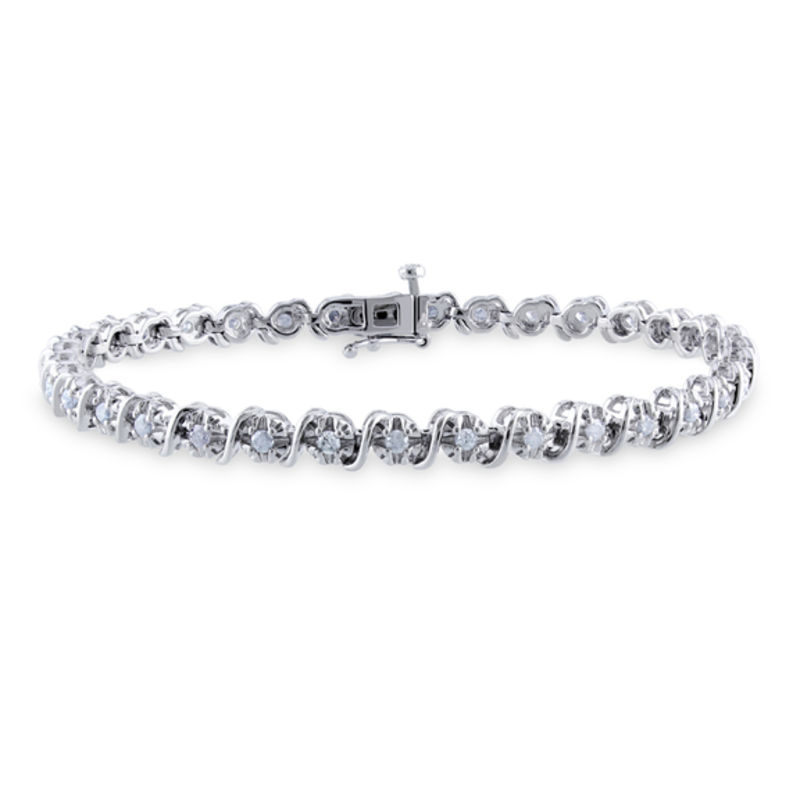 Platinum Diamond Bracelet for Women JL PTB 744