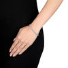 Thumbnail Image 3 of 1.05 CT. T.W. Diamond "S" Tennis Bracelet in Sterling Silver - 7.25"