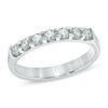 Thumbnail Image 0 of 0.50 CT. T.W. Certified Diamond Seven Stone Anniversary Band in 14K White Gold (I/SI2)