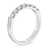 0.50 CT. T.W. Certified Diamond Seven Stone Anniversary Band in 14K White Gold (I/SI2)