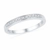 Thumbnail Image 3 of 0.48 CT. T.W. Diamond Square Frame Bridal Set in 10K White Gold